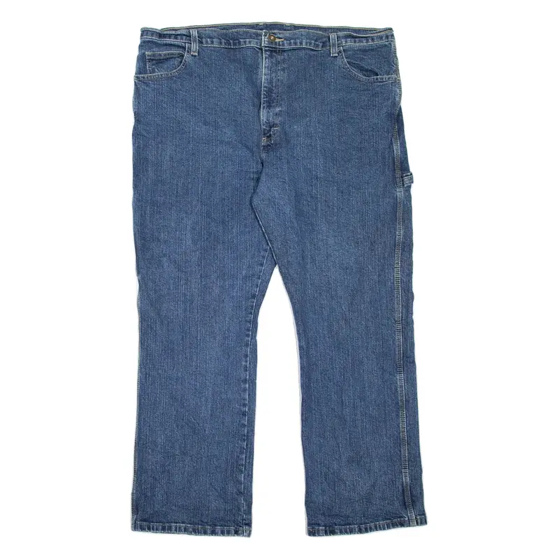 DICKIES Carpenter Workwear Mens Jeans Blue Regular Straight W40 L30