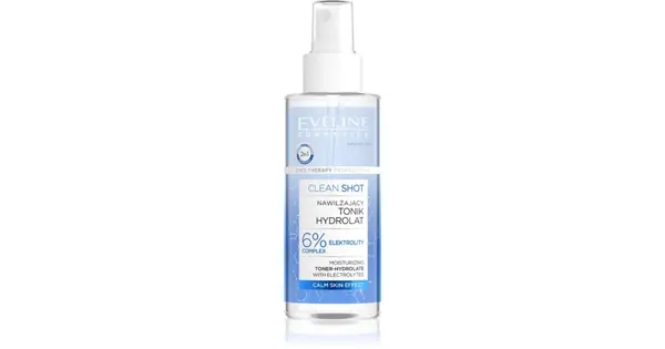 Eveline Cosmetics Clean Shot 6% Electrolyte Complex Moisturizing Toning Lotion 150ml