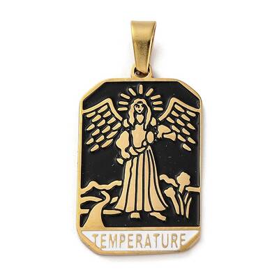 Ion Plating(IP) 304 Stainless Steel Enamel Pendants