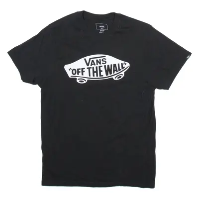 VANS Slim Fit Mens T-Shirt Black S