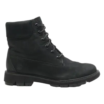 TIMBERLAND Timberland 6 Inch Lace-Up Boots Black Leather Womens UK 7