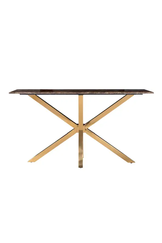 Brown Marble Console Table | OROA Conrad