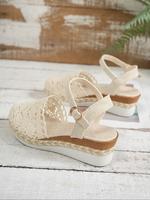 Women's Fashionable Lace Up Platform Sandals, Bohemian Sandals, Casual Comfortable Beach Sandals for Summer, Non-slip Versa...