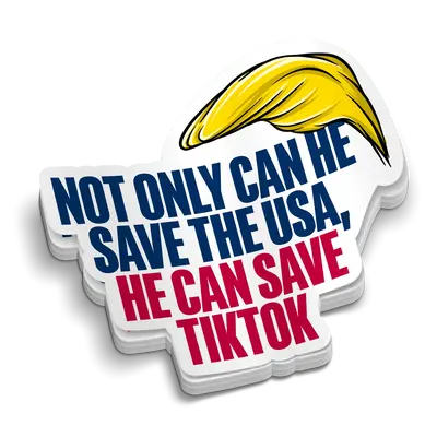 Making TikTok Great - Hard Hat Decal