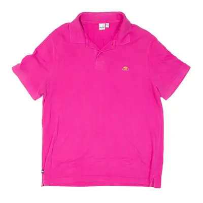 ELLESSE Polo Shirt Pink Short Sleeve Womens XL