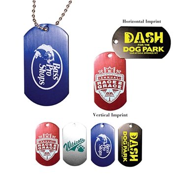 250 Customized Dog Tag with 4 1/2