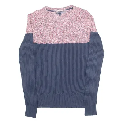TOMMY HILFIGER Boys Jumper Blue Tight Knit 12Y