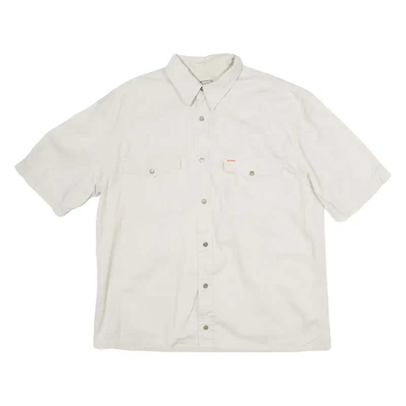 TEDDY'S Mens Plain Shirt Grey M