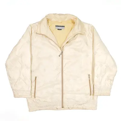 BELFE & BELFE Jacket Cream 90s Floral Womens UK 12