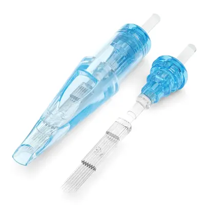 WJX Tattoo Professional Cartridges Needles 0.35MM Curved Magnum Short Taper - Box of 20