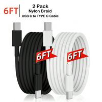 USB C to USB C Charging Cable, 60W Type C to Type C Fast Charging Cable, Phone Accessories Compatible with iPhone 15/15 Plu...