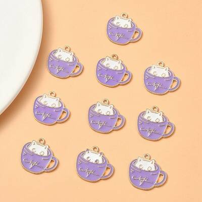 Alloy Enamel Pendants