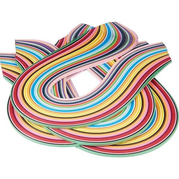 - 1440 Strips 36 Colors Paper Quilling 3mm Paper Strips