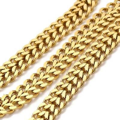 Ion Plating(IP) 304 Stainless Steel Curb Chains