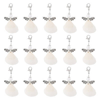 Angel Shell & Acrylic Pendant Decorations