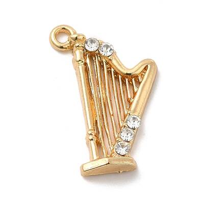 Rack Plating Alloy Rhinestone Pendants