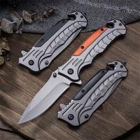 EDC All-steel multi-function folding knife tool fruit knife sharp outdoor high hardness stainless steel material outdoor camp...