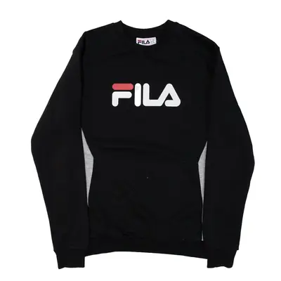 FILA Sweatshirt Black Mens XS