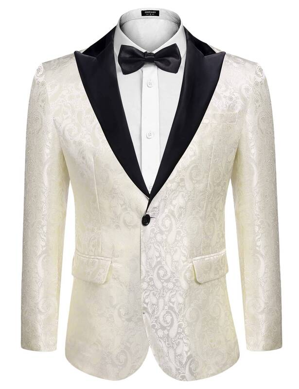 Floral Party Tuxedo (US Only), White / S