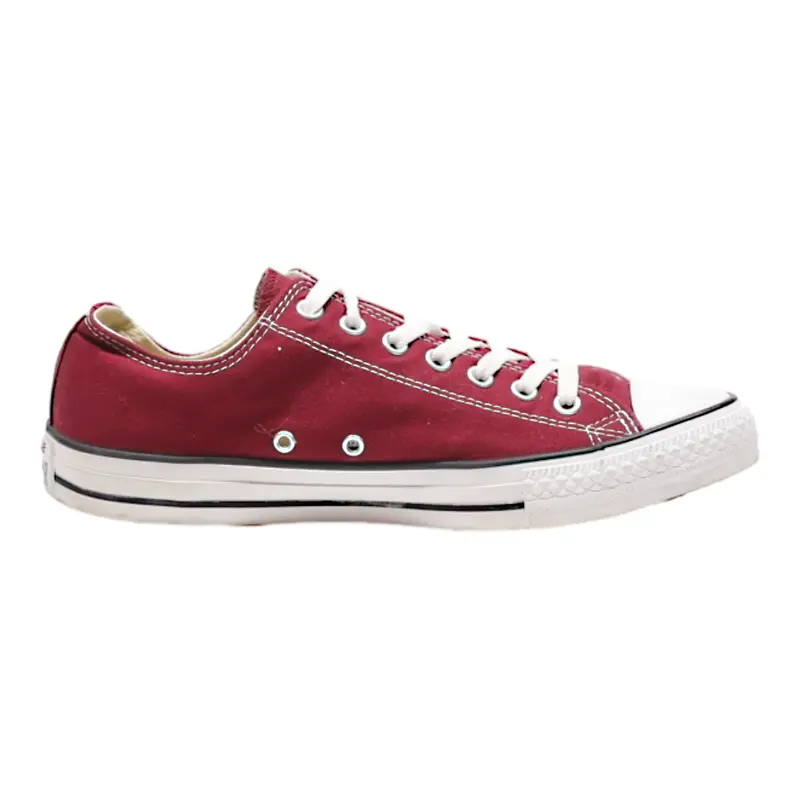 CONVERSE Chuck Taylor All Star Low Top Trainers Maroon Canvas Womens UK 9.5