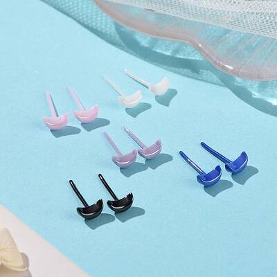 Hypoallergenic Bioceramics Zirconia Ceramic Stud Earrings