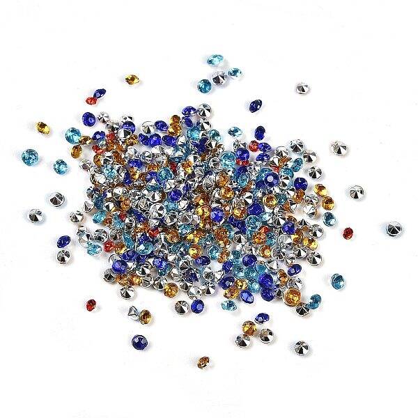 Acrylic Rhinestone Pointed Back Cabochons