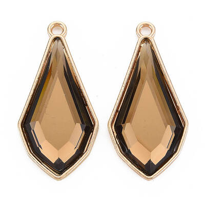 Faceted Glass Pendants