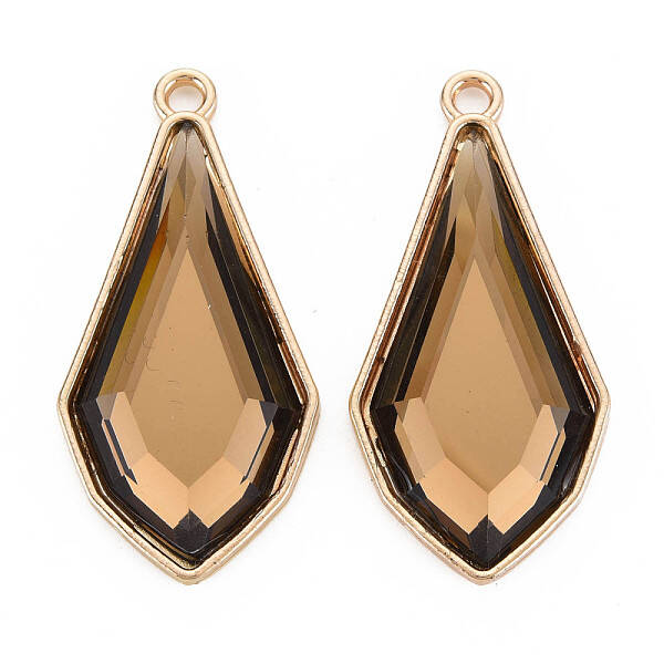Faceted Glass Pendants
