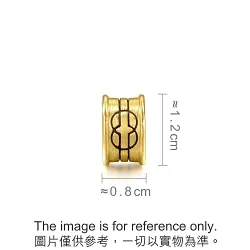 'Noir' 999 Gold Charm