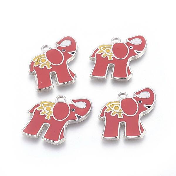 Alloy Enamel Pendants