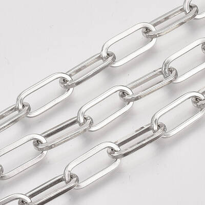 Unwelded Iron Paperclip Chains