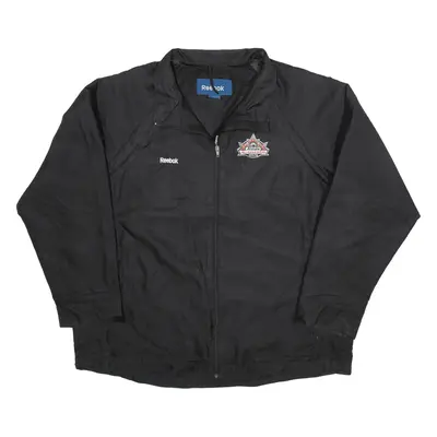 REEBOK NHL Canadiens Windbreaker Jacket Black Mens XL