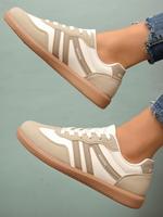 Women's Fashionable Colorblock Lace Up Platform Sneakers, Shoes For Summer, All-match Basic Shoes for Daily Wear