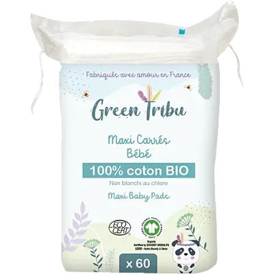 Green Tribu Maxi Squares Baby x60