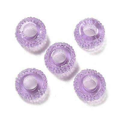 Transparent Resin European Beads