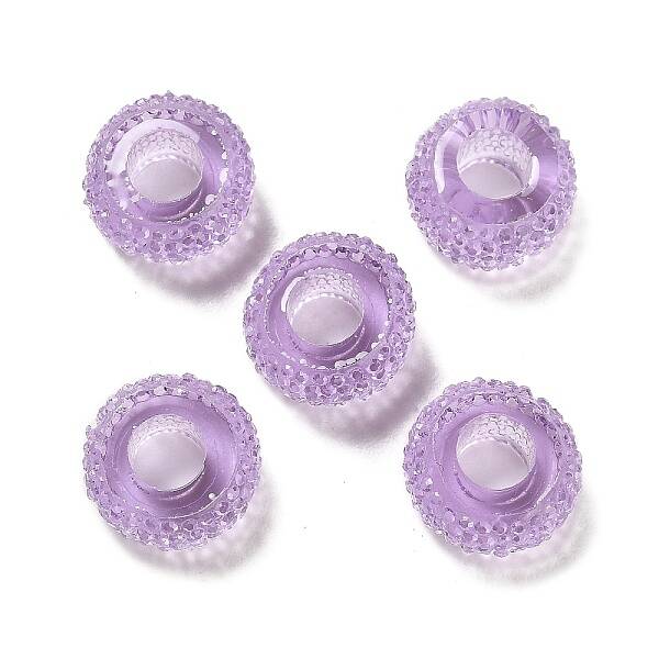 Transparent Resin European Beads