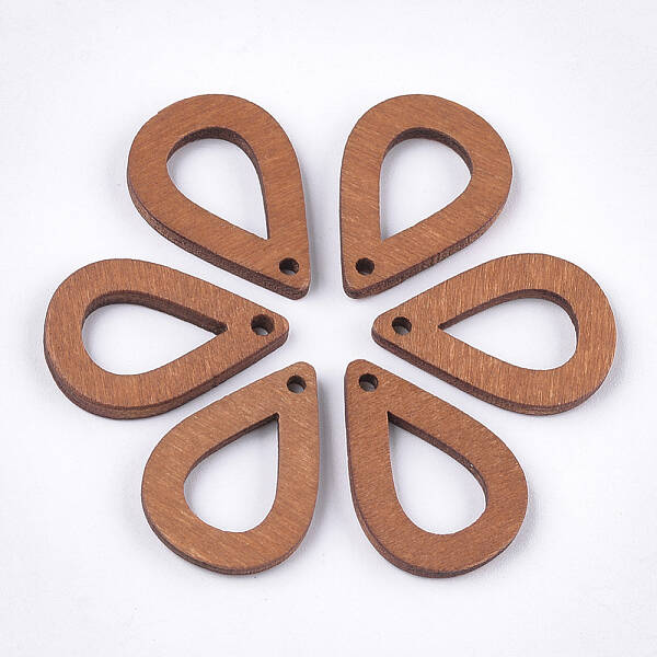 Painted Poplar Wood Pendants