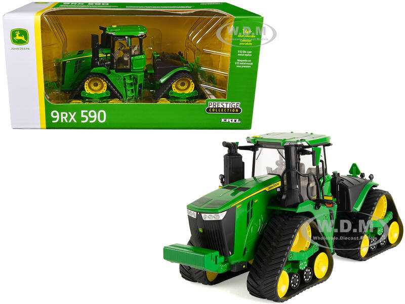 John Deere 9RX 590 Tractor with Tracks Green \