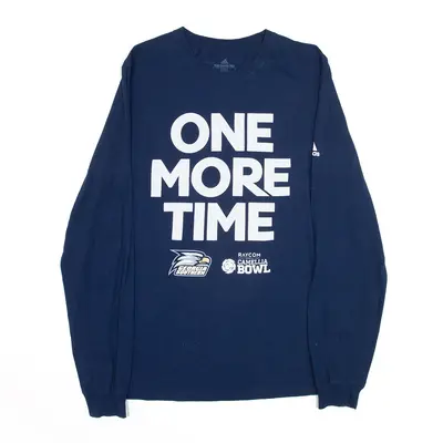 ADIDAS Georgia Southern University Blue USA Long Sleeve T-Shirt Mens M