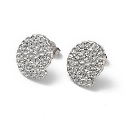 Non-Tarnish 304 Stainless Stud Earring Findings