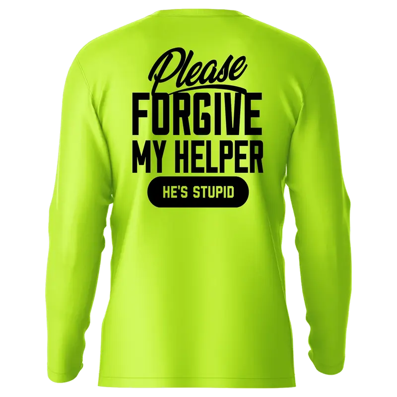 Helper - Hi-Visibility UPF 50 Long Sleeve Sun Shirt