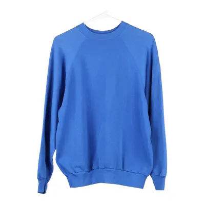 Tultex Sweatshirt - Medium Blue Cotton Blend