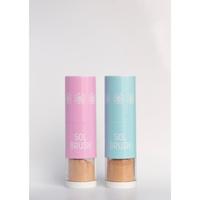 Sol Brush’s mineral-based SPF 50+ sunscreen powder offers broad-spectrum UV protection in the largest brush on the market.