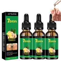 [3Pcs] JAYSUING Ginger Nail Treatment,Ginger Nail Treatment Nail Support Nail Care, Ginger Cuticle Care Oil for Nails Strengt...