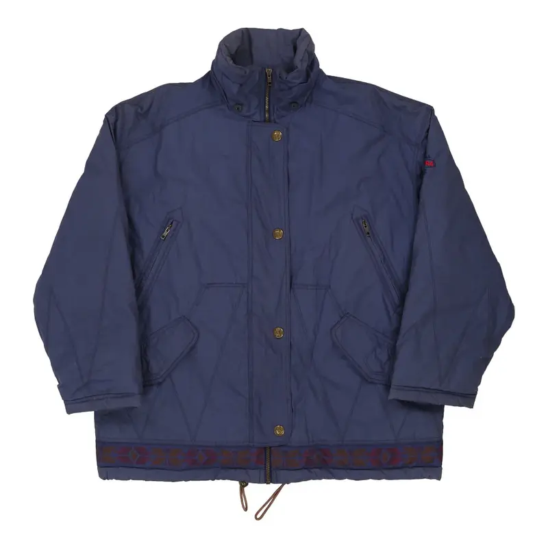 Diadora Coat - Large Blue Polyester