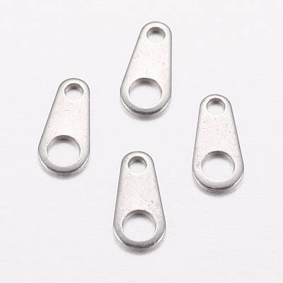 Tarnish Resistant 201 Stainless Steel Chain Tabs