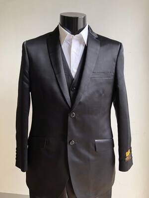 Slim Fit Prom Suits Skinny - Shark Black