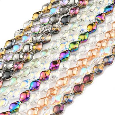 Electroplate Glass Beads Strands