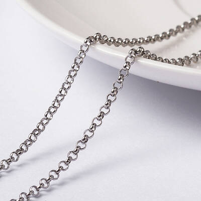 Tarnish Resistant 304 Stainless Steel Rolo Chains