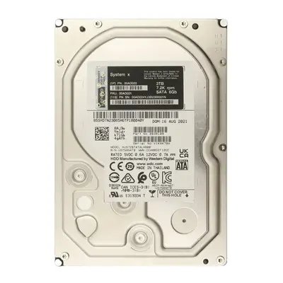 00AD021 IBM 3TB 6Gb/s SATA 7200 3.5-Inch Hard Drive